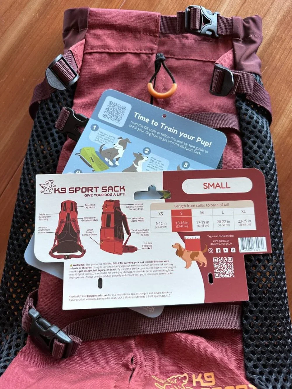 K9 Sport Sack Knavigate Dog Carrier Backpack